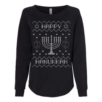 Ugly Hanukkah Sweater Womens California Wash Sweatshirt