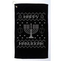 Ugly Hanukkah Sweater Golf Towel