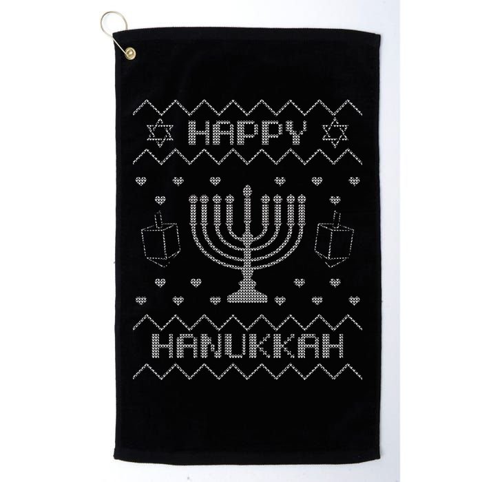 Ugly Hanukkah Sweater Golf Towel