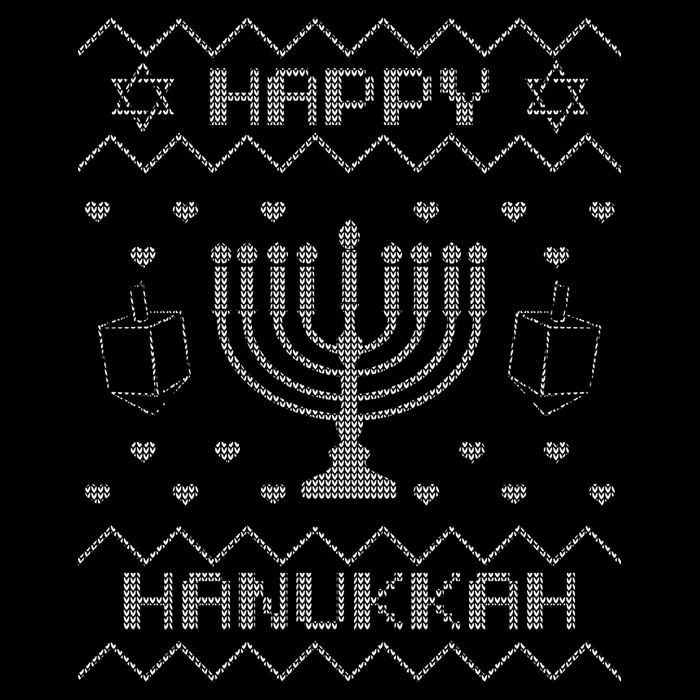 Ugly Hanukkah Sweater Cropped Pullover Crew