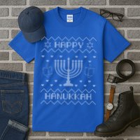 Ugly Hanukkah Sweater Tall T-Shirt