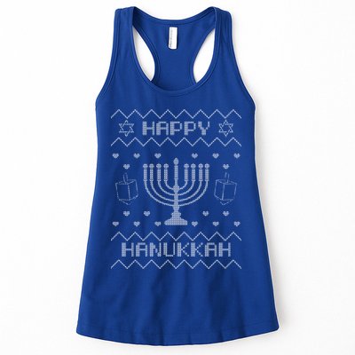 Ugly Hanukkah Sweater Womens Tank Top