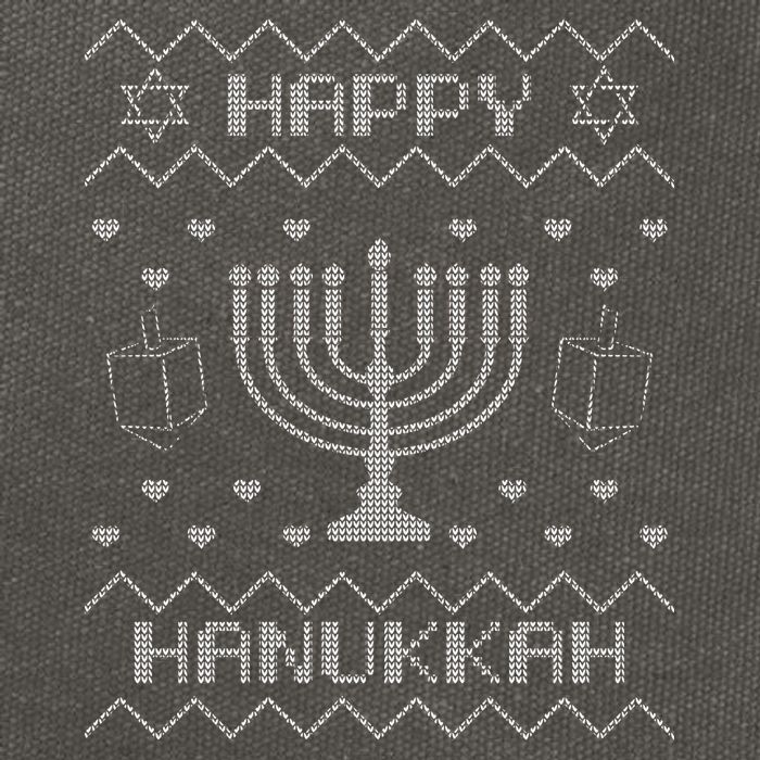 Ugly Hanukkah Sweater Cotton Canvas Backpack