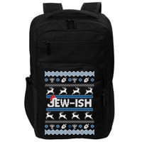 Ugly Hanukkah Sweater Jew-ish Santa Impact Tech Backpack