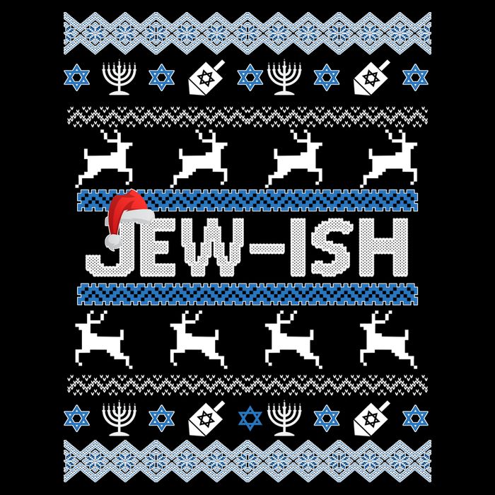 Ugly Hanukkah Sweater Jew-ish Santa Impact Tech Backpack