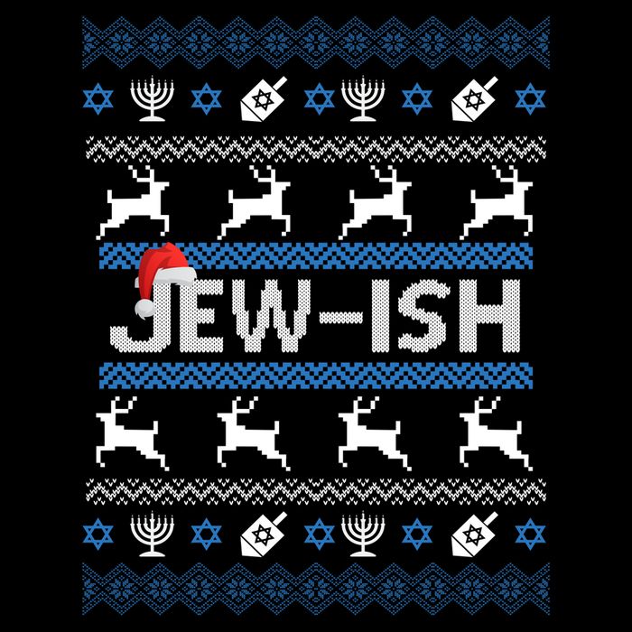 Ugly Hanukkah Sweater Jew-ish Santa Mug