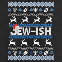 Ugly Hanukkah Sweater Jew-ish Santa 11oz C Handle Ceramic Mug