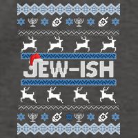 Ugly Hanukkah Sweater Jew-ish Santa Vector Backpack