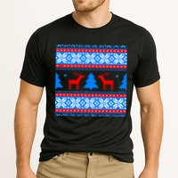 Ugly Reindeer Christmas Sweater Cooling Performance Crew T-Shirt