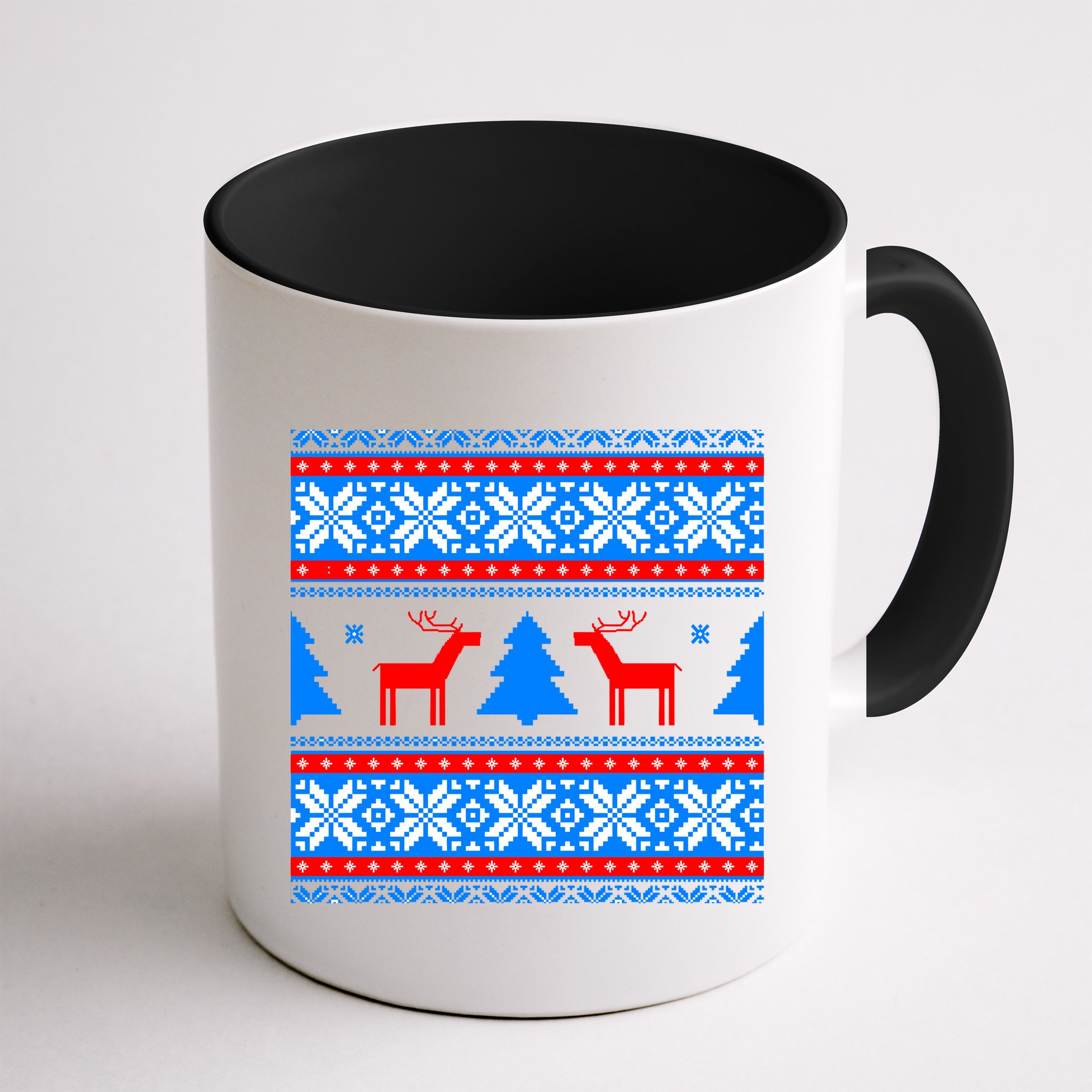 Ugly Reindeer Christmas Sweater Mug