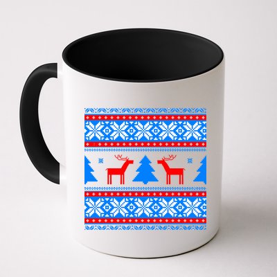 Ugly Reindeer Christmas Sweater Mug