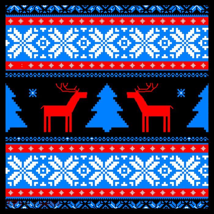 Ugly Reindeer Christmas Sweater 16 in Basic Backpack