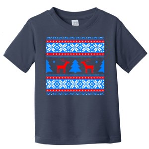 Ugly Reindeer Christmas Sweater Toddler T-Shirt