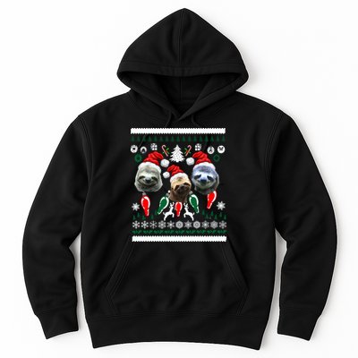 Ugly Sloth Christmas Sweater Hoodie