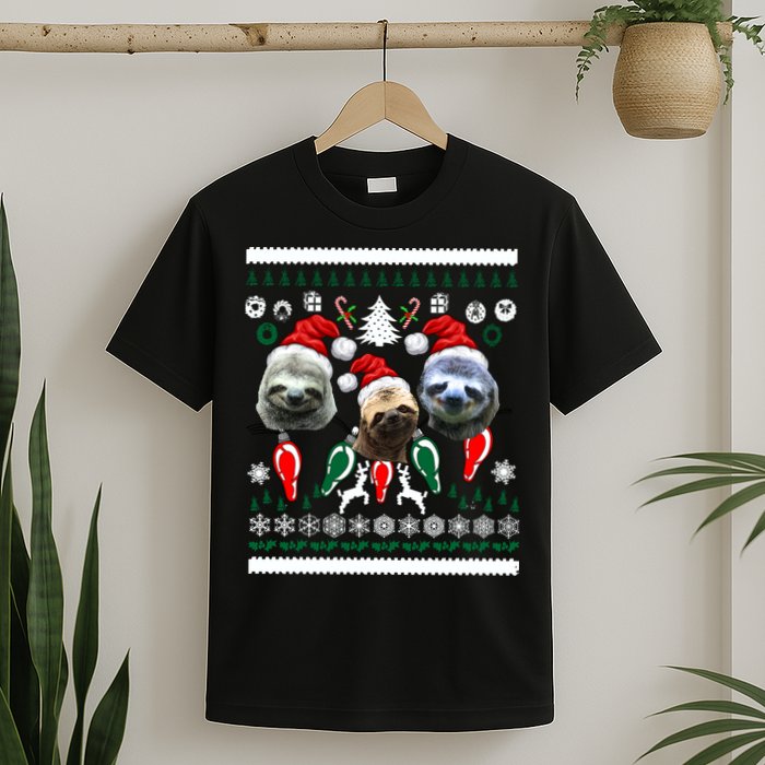 Ugly Sloth Christmas Sweater T-Shirt