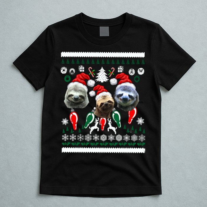 Ugly Sloth Christmas Sweater T-Shirt