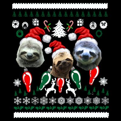 Ugly Sloth Christmas Sweater T-Shirt