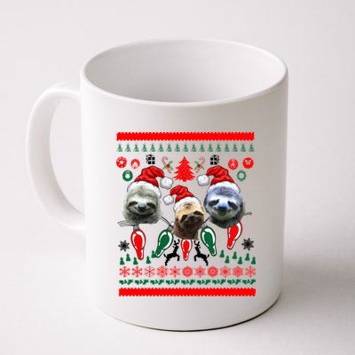 Ugly Sloth Christmas Sweater Coffee Mug