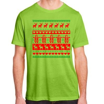 Ugly Snowman Christmas Sweater Adult ChromaSoft Performance T-Shirt