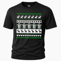 Ugly Snowman Christmas Sweater Cooling Performance Crew T-Shirt