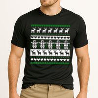 Ugly Snowman Christmas Sweater Cooling Performance Crew T-Shirt