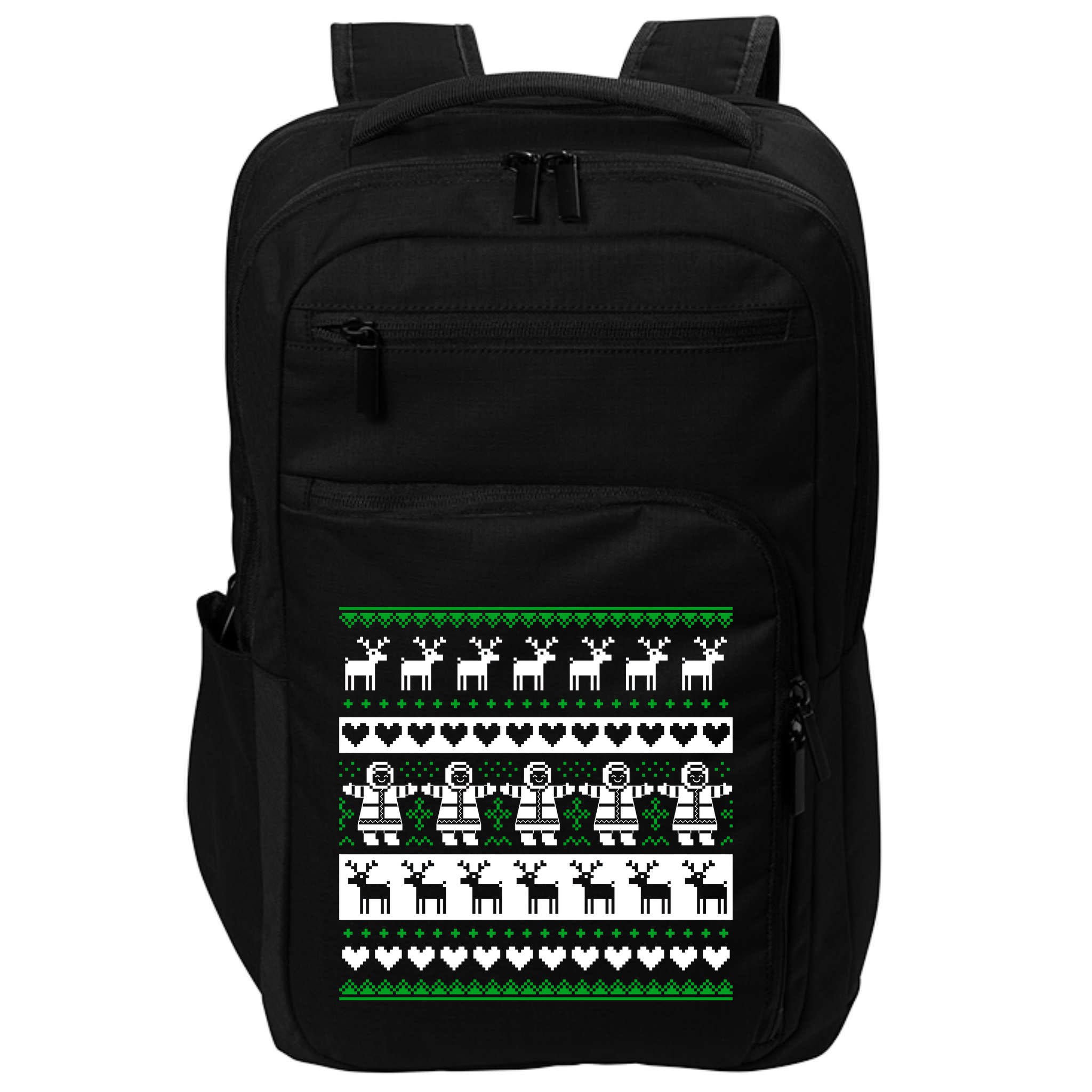 Ugly Snowman Christmas Sweater Impact Tech Backpack