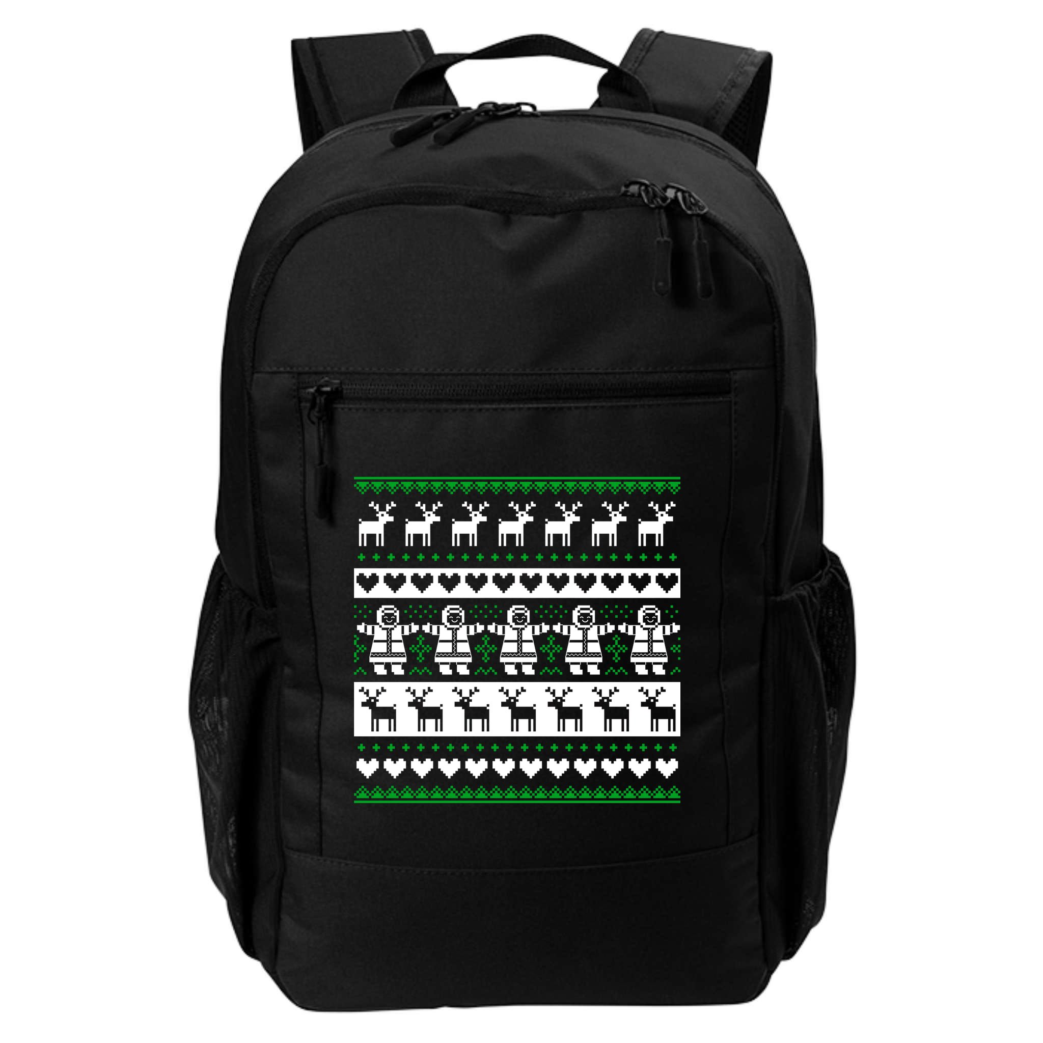 Ugly Snowman Christmas Sweater Backpack