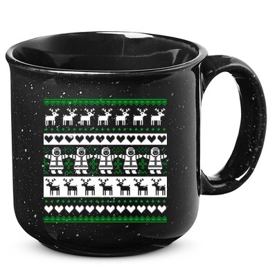 Ugly Snowman Christmas Sweater 15oz Campfire Ceramic Mug