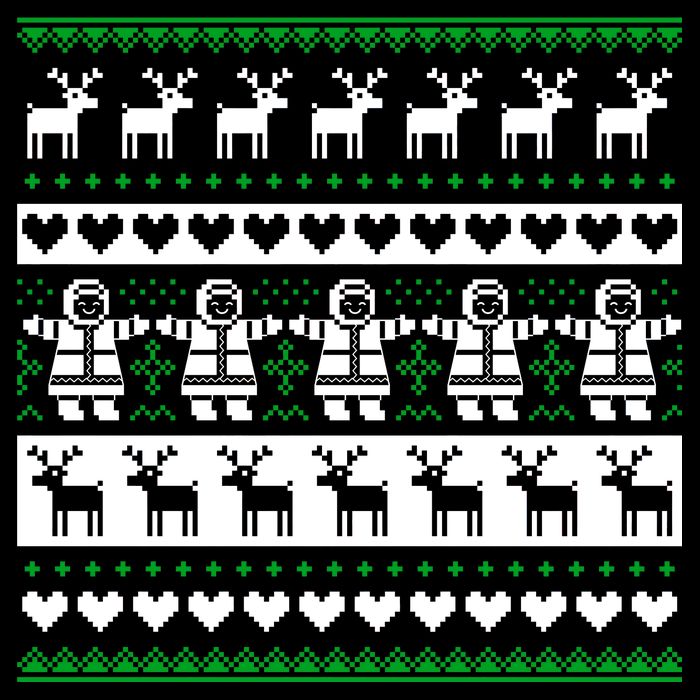 Ugly Snowman Christmas Sweater Flatbill Hat