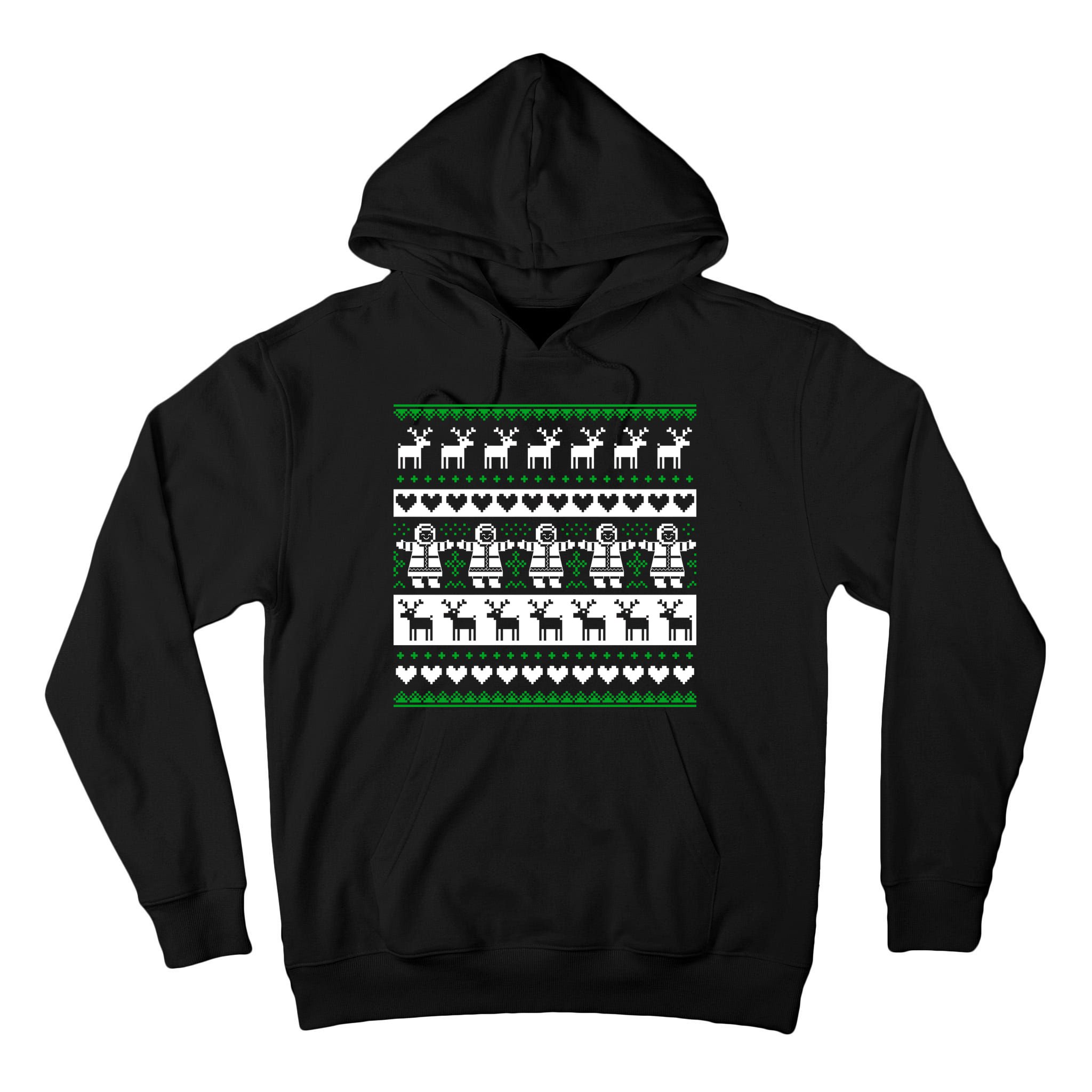Ugly Snowman Christmas Sweater Tall Hoodie