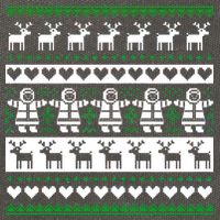 Ugly Snowman Christmas Sweater Cotton Canvas Backpack