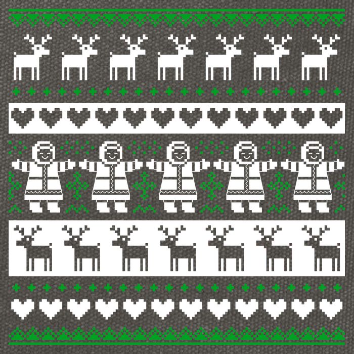 Ugly Snowman Christmas Sweater Cotton Canvas Backpack
