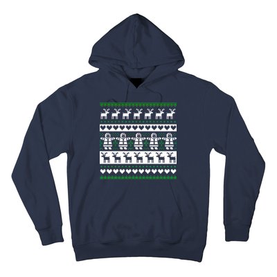 Ugly Snowman Christmas Sweater Hoodie