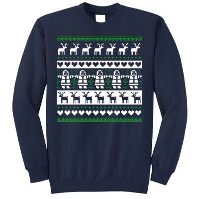 Ugly Snowman Christmas Sweater Tall Sweatshirt