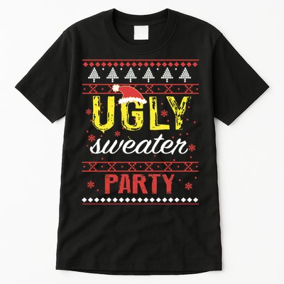 Ugly Sweater Party Funny Christmas Sweater Tall T-Shirt