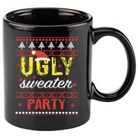 Ugly Sweater Party Funny Christmas Sweater 11oz C Handle Ceramic Mug