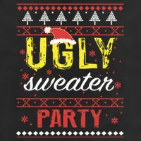 Ugly Sweater Party Funny Christmas Sweater 11oz C Handle Ceramic Mug