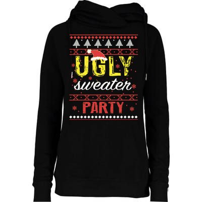 Ugly Sweater Party Funny Christmas Sweater Womens Funnel Neck Pullover Hood
