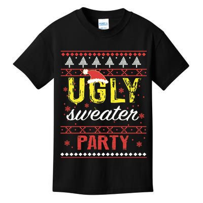 Ugly Sweater Party Funny Christmas Sweater Kids T-Shirt