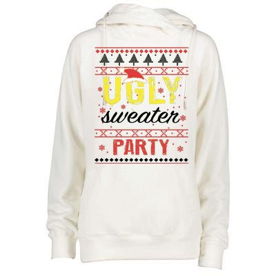 Ugly Sweater Party Funny Christmas Sweater Womens Funnel Neck Pullover Hood