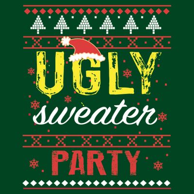 Ugly Sweater Party Funny Christmas Sweater T-Shirt