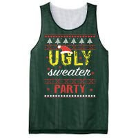 Ugly Sweater Party Funny Christmas Sweater Mesh Reversible Basketball Jersey Tank