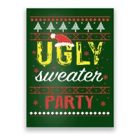 Ugly Sweater Party Funny Christmas Sweater Poster