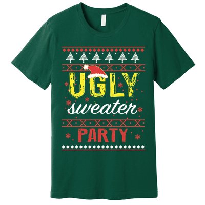 Ugly Sweater Party Funny Christmas Sweater Premium T-Shirt
