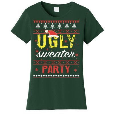 Ugly Sweater Party Funny Christmas Sweater Women's T-Shirt