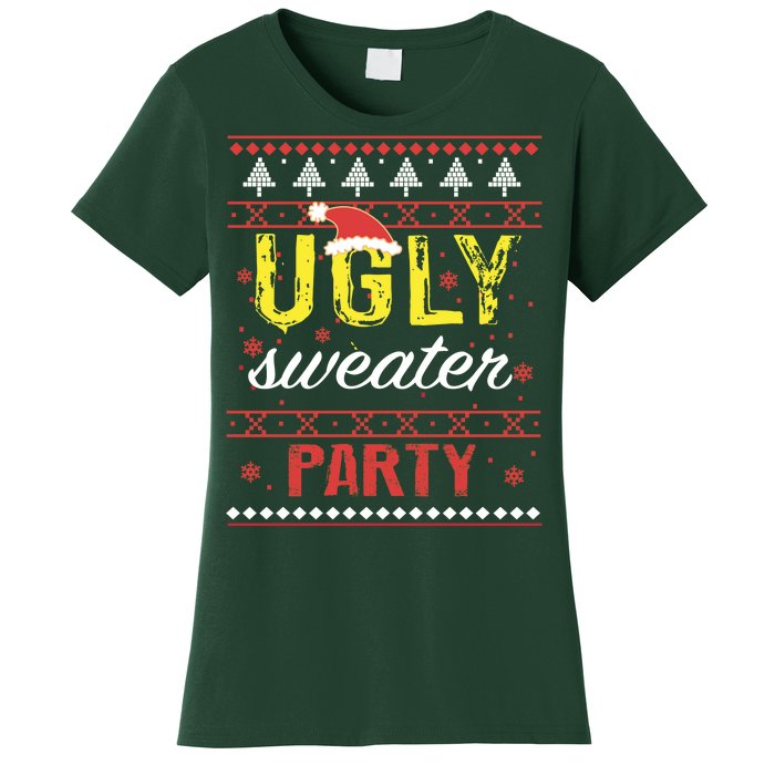 Ugly Sweater Party Funny Christmas Sweater Women's T-Shirt