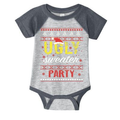 Ugly Sweater Party Funny Christmas Sweater Infant Baby Jersey Bodysuit