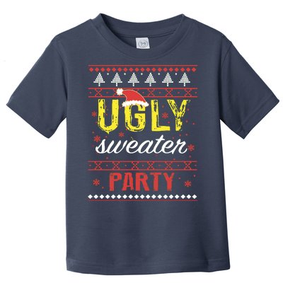 Ugly Sweater Party Funny Christmas Sweater Toddler T-Shirt