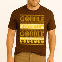 Ugly Thanksgiving Gobble Gobble Gobble Turkey Performance Shirt