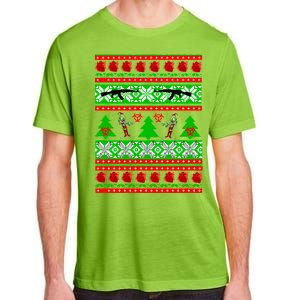 Ugly Zombie Apocalypse Christmas Sweater Adult ChromaSoft Performance T-Shirt